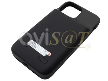 batería externa / powerbank 4800 mah xdl-641m con funda negra para iPhone 12 pro max, a2342 / iphone 13 pro max, a2643, en blister